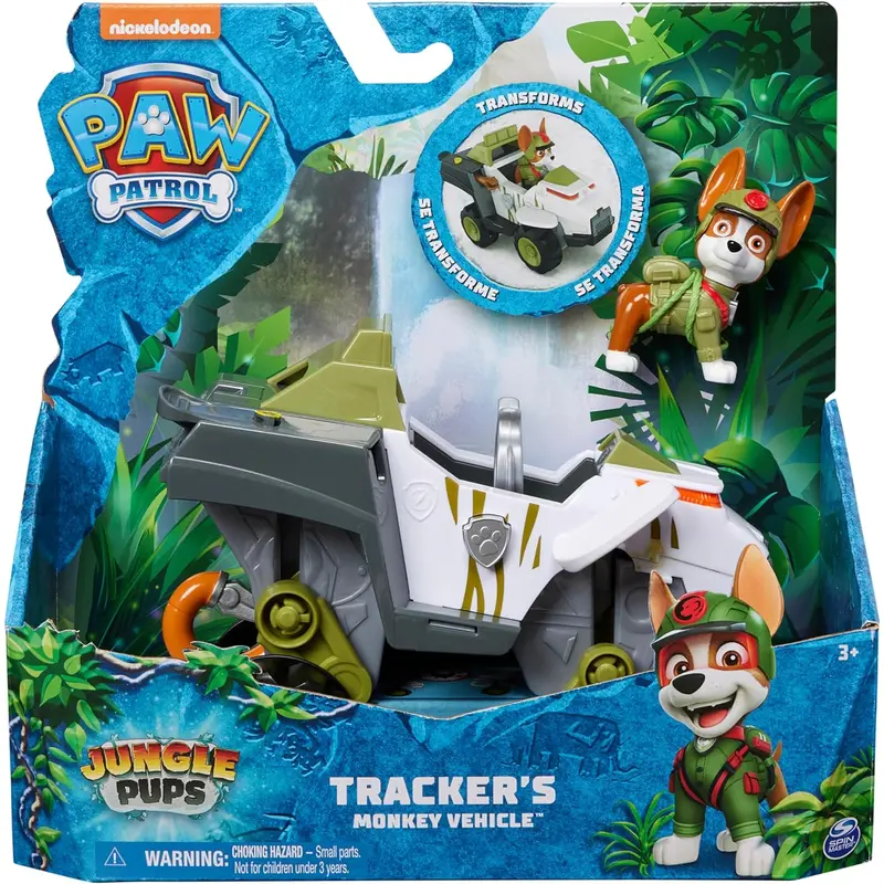 Paw Patrol Jungle Pups Trackers Monkey Vehicle