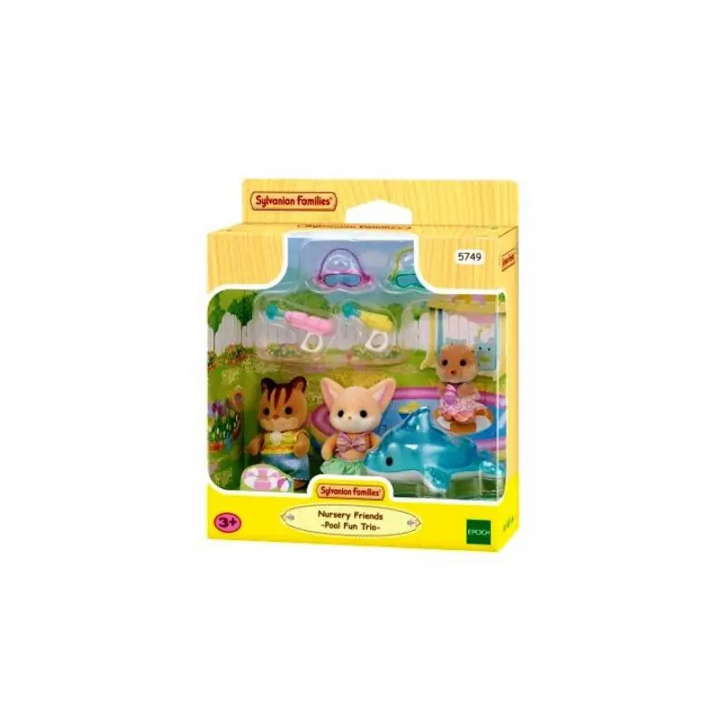 Sylvanian Nursery Friends -Pool Fun Trio