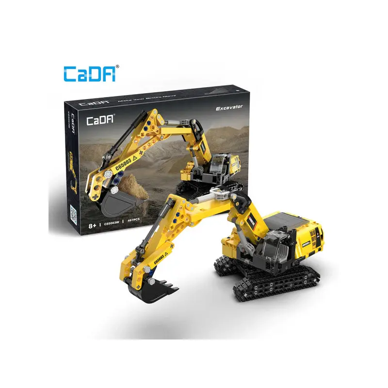 Cada Excavator 467 Piece Construction Set