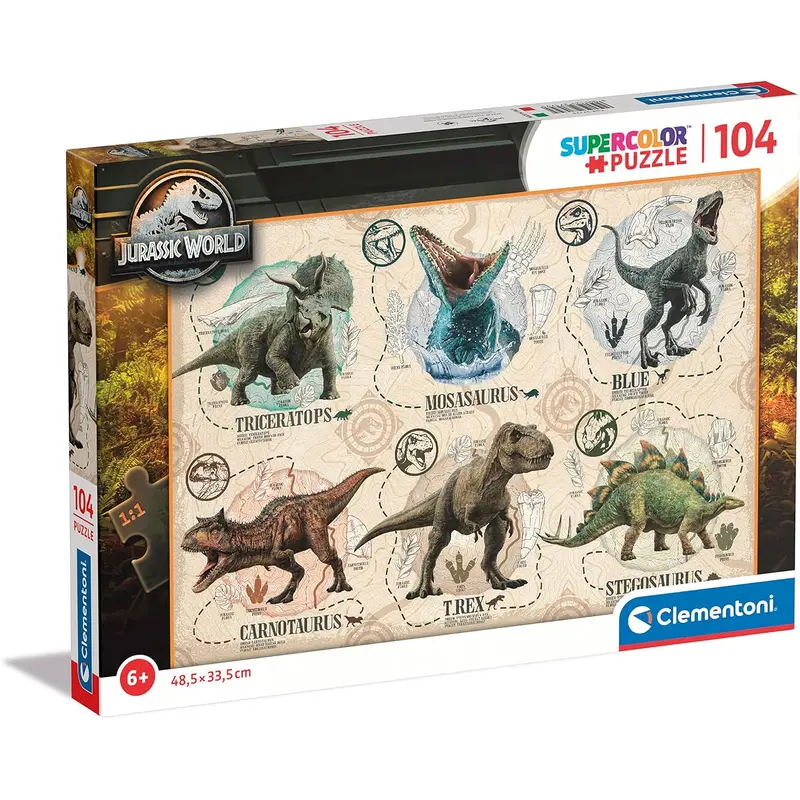 Clementoni Jurassic World 104 Piece Puzzle