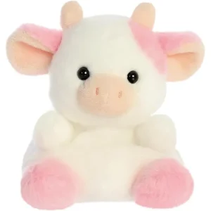 Palm Pals Belle Strawberry Cow 12cm Soft Toy