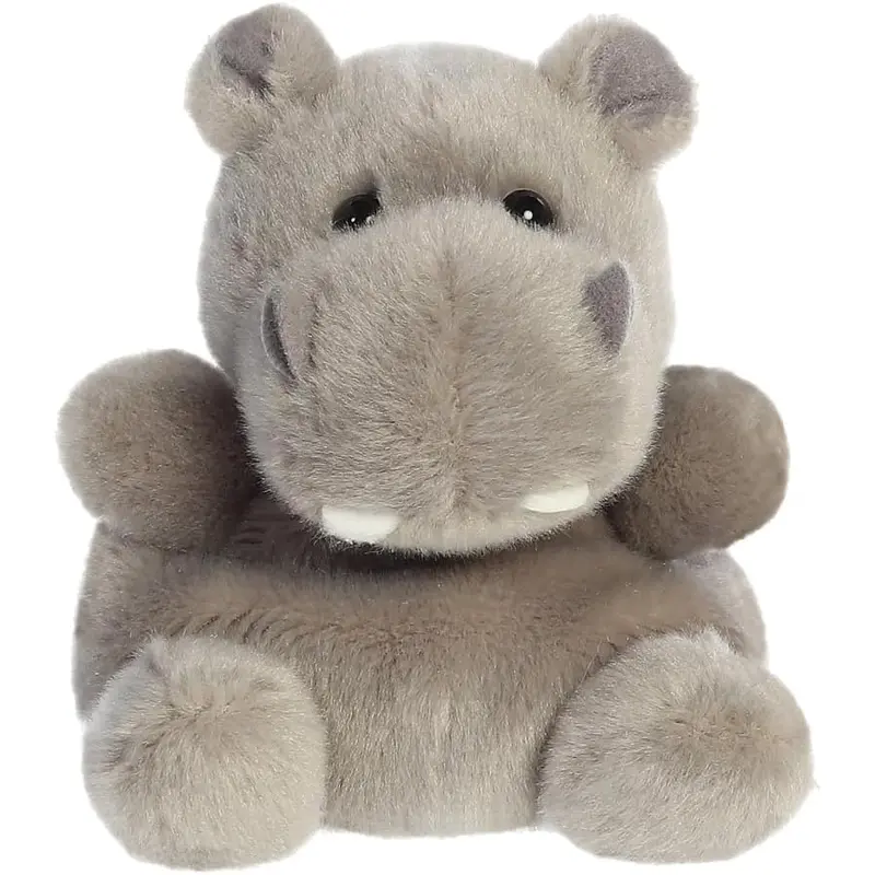 Palm Pals Hunk Hippo 12cm Soft Toy