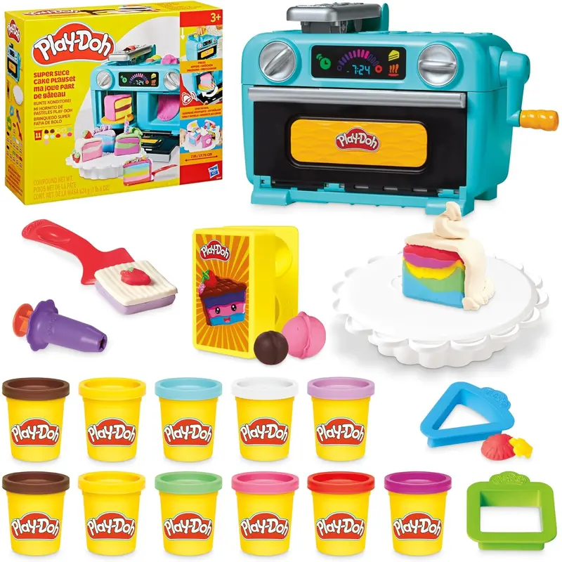 Play Doh Super Slice Cake Playset