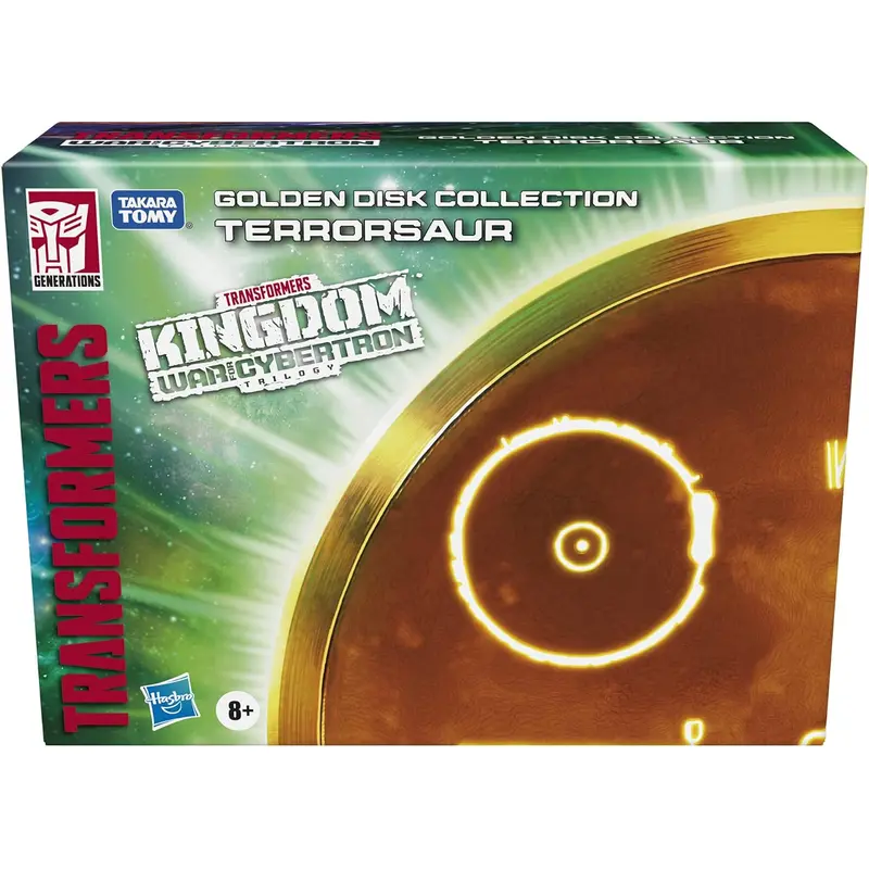 Transformers Kingdom of Cybertron Trilogy Terrorsaur Golden Disk Collection