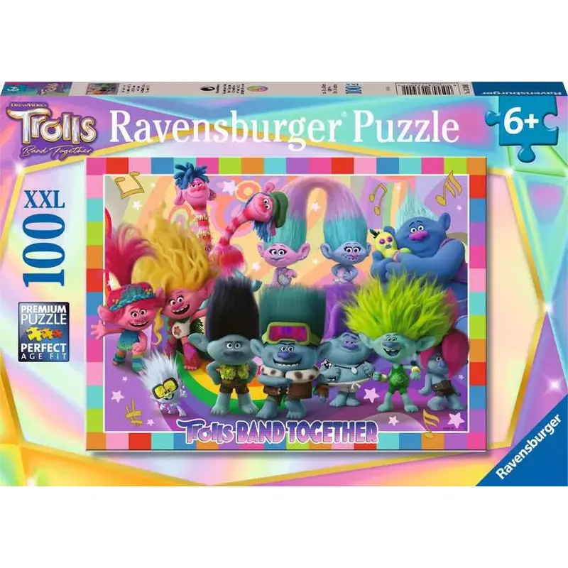 Trolls 3 100 Piece Jigsaw