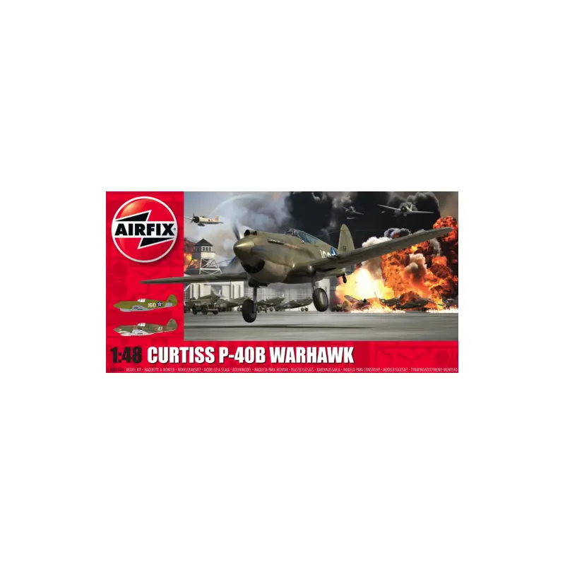 Airfix Curtiss P40B Warhawk 1:48 Scale Kit