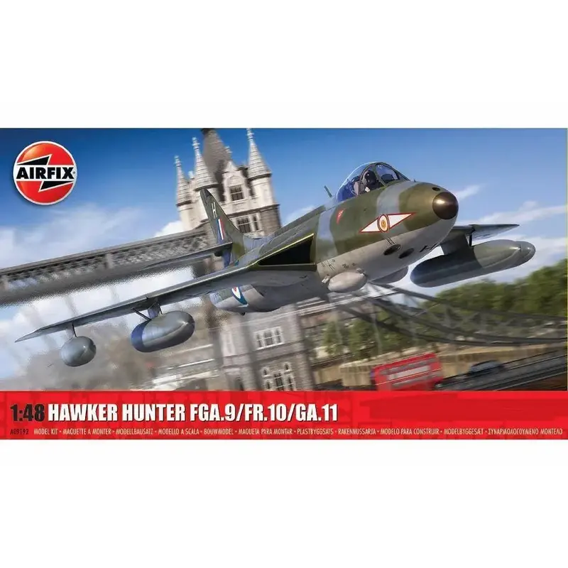 Airfix Hawker Hunter Fga9 FR10 Scale Kit