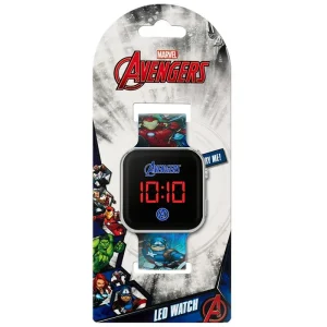 Avengers Blue Strap LED Watch
