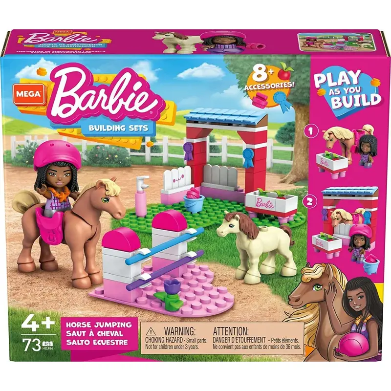 Barbie Mega Block Show Jumping