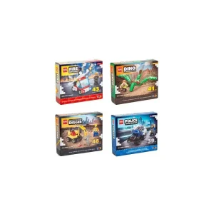 Block Tech Mini Action Construction Playsets