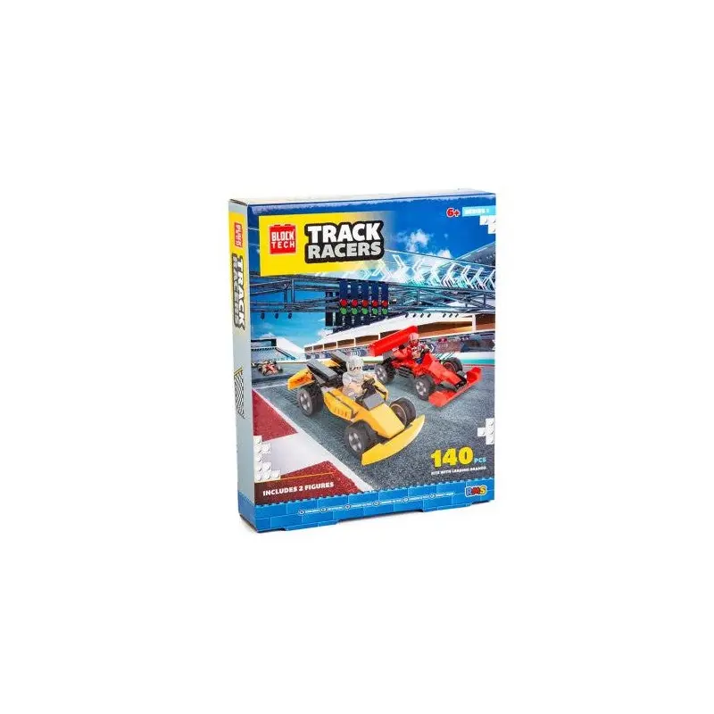 Block Tech Track Racers 140 piece Construction Set
