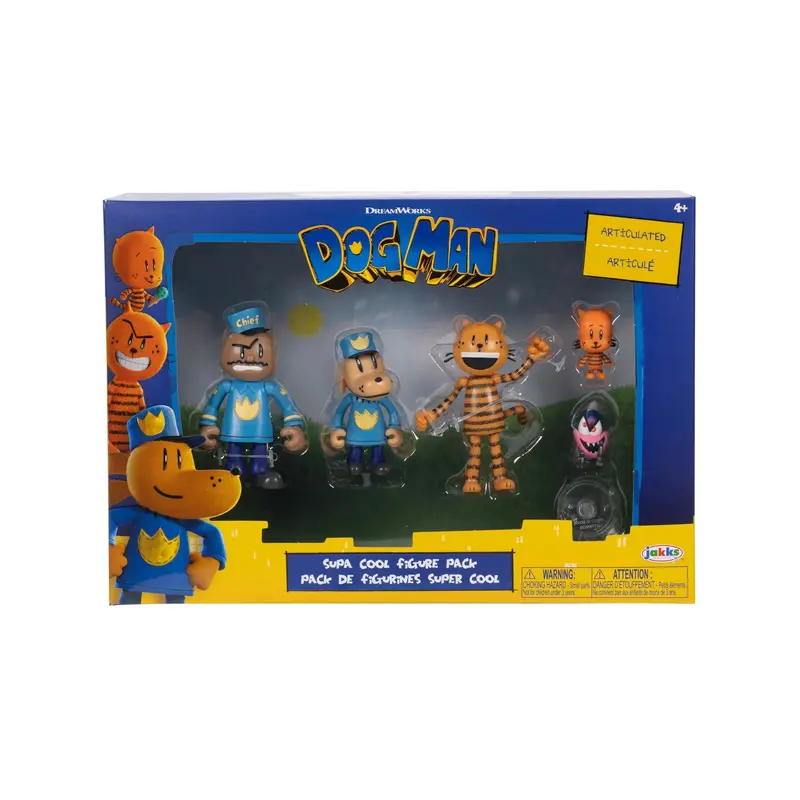 DOG MAN Movie - 2.5" Figure Multipack