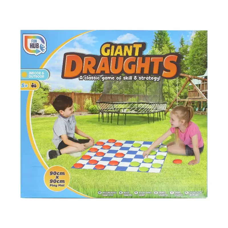 Giant Draughts 90cm x 90cm Game