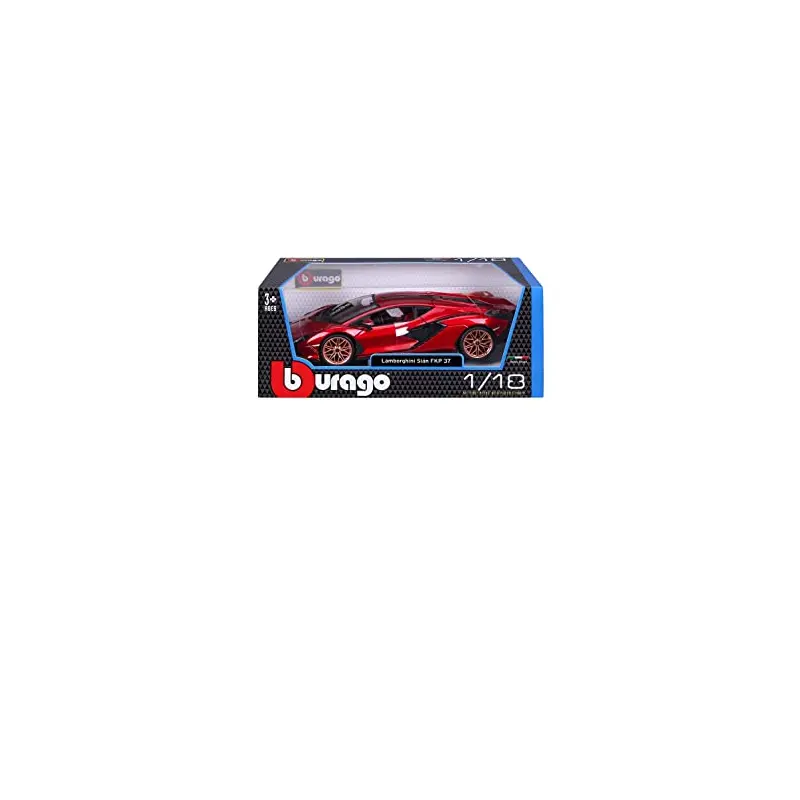 Bburago Lamborghini Sian Red 1:18 Scale Die Cast