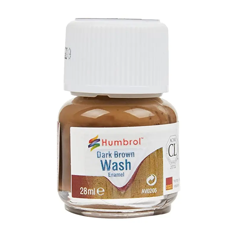 Enamel Wash Brown 28ml