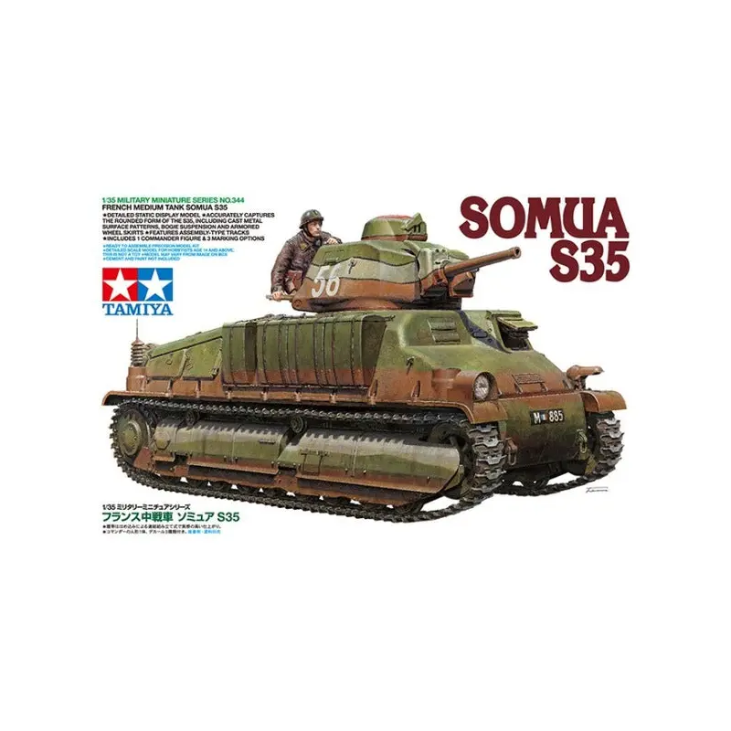Tamiya Somua S35 1:35 Scale Kit