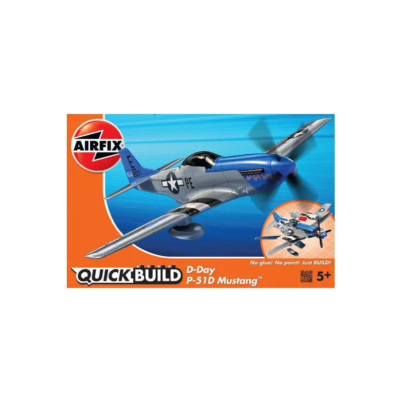 Airfix P51 Mustang D Day Quick Build