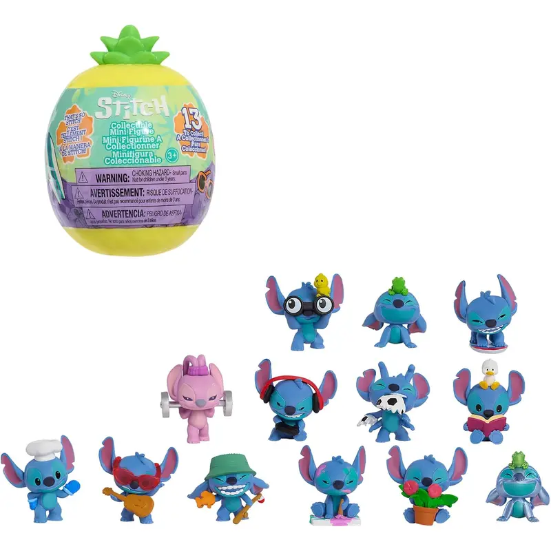 Stitch Collectible Mini Figure Capsules Assorted