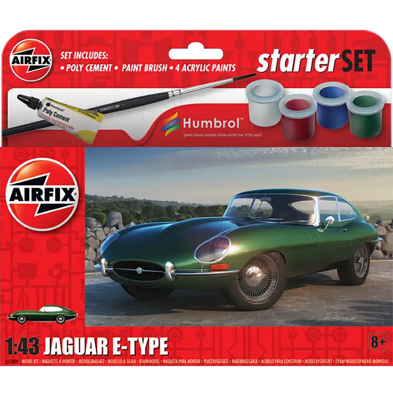 Airfix Jaguar E-Type Starter Set