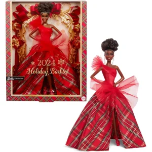 Barbie Signature Holiday Doll 2024 (Brown Hair)