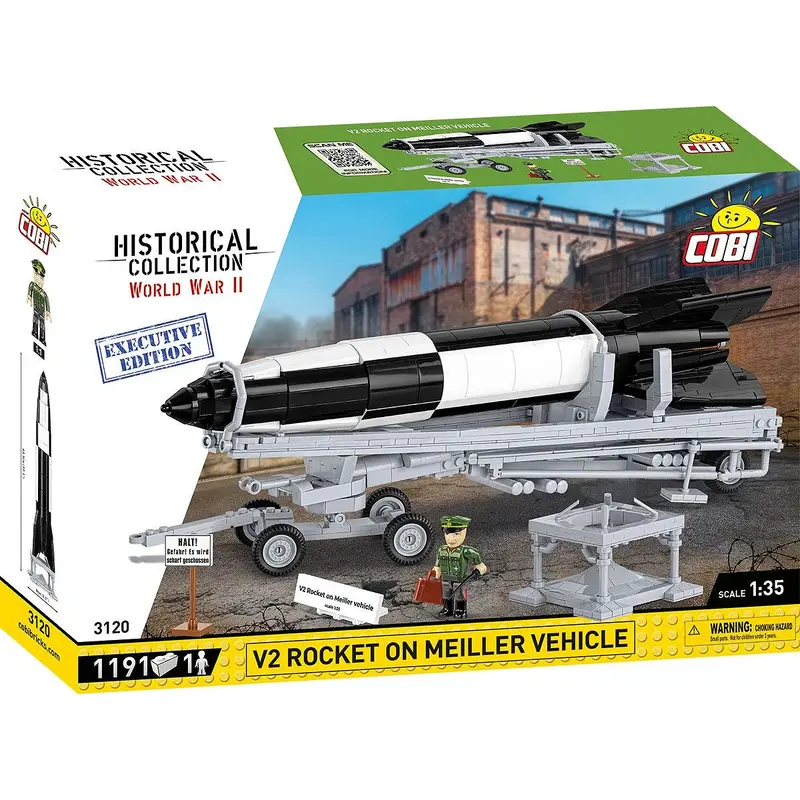 Cobi 3120 V2 Rocket On Meiller Vehicle 1:35 Scale