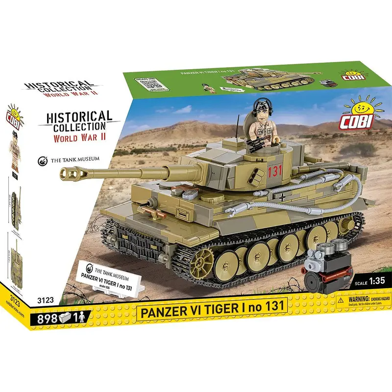 Cobi 3123 Panzer VI Tiger Tank 1:35 Scale Set