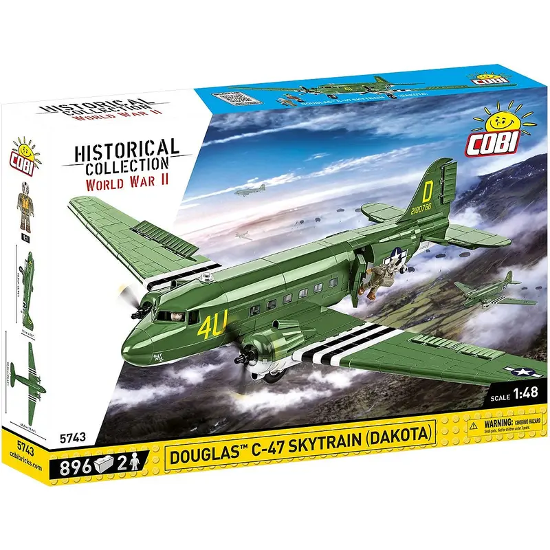 Cobi 5743 Douglas C-47 Dakota 1:48 Scale Set