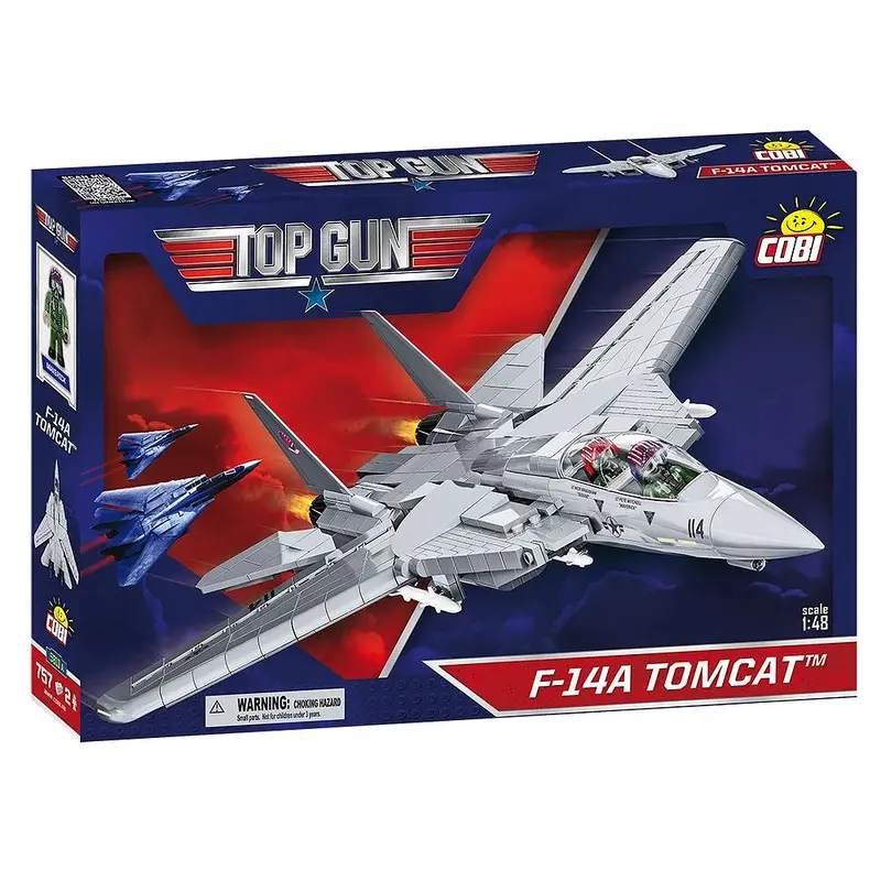 Cobi 5811a Top Gun F-14A Tomcat 1:48 Scale Set