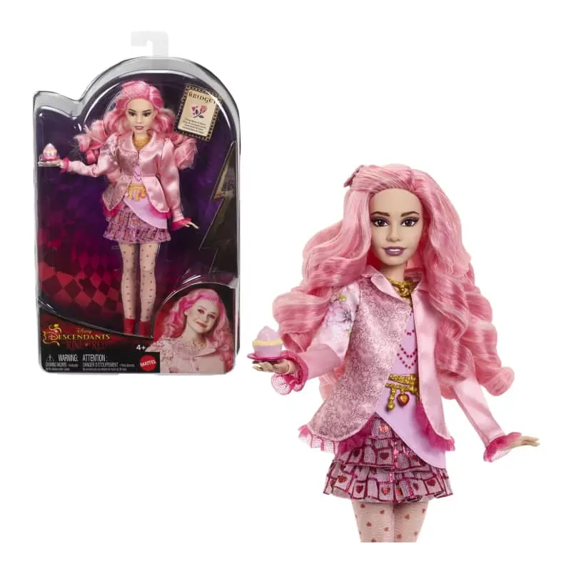 Disney Descendants 4: The Rise Of Red Fashion Doll & Accessory - Bridget, Young Queen Of Hearts