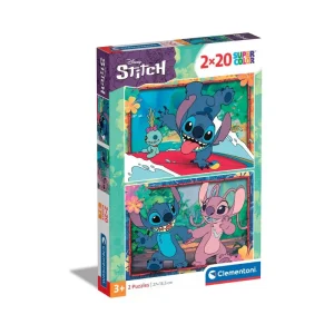 Clementoni Disney Stitch 2x20 Piece Jigsaw Puzzle