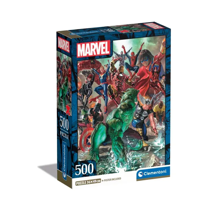 Clementoni Marvel 500 Piece Jigsaw Puzzle
