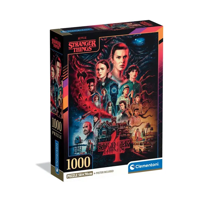 Clementoni Stranger Things 1000 Piece Jigsaw