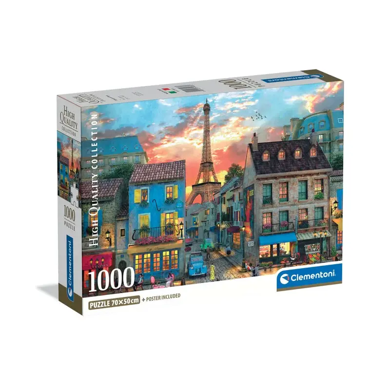 Clementoni Streets of Paris 1000 Piece Jigsaw