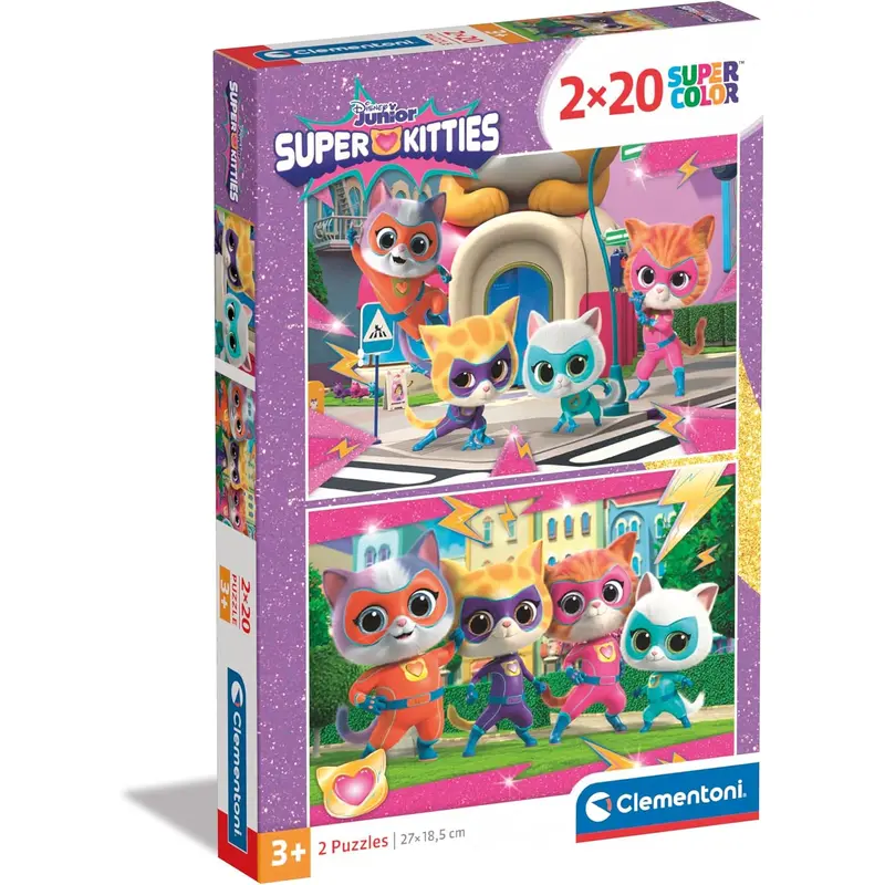 Clementoni SuperKitties 2 x 20 Piece Puzzle