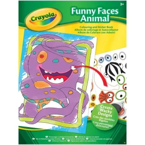 Crayola Funny Faces Sticker Book
