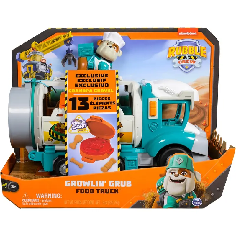Rubble & Crew Growlin Grub Food Truck Play Set