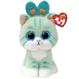 TY Gumdrop The Green Easter Cat - Reagular Beanie