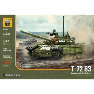 Build Army T-72 B3 Main Battle Tank 1205 pieces