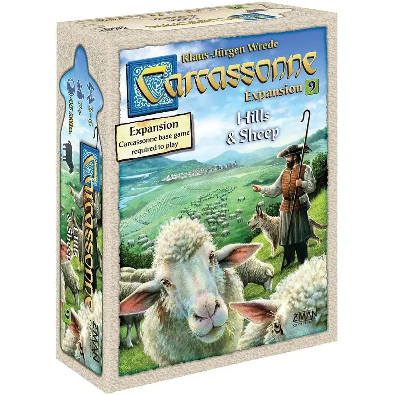 Carcassonne Hills & Sheep Expansion Pack 9