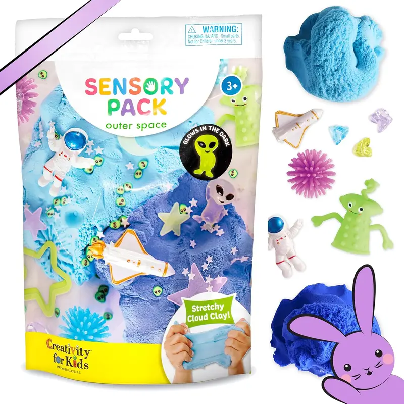 Stretchy Cloud Clay Outer Space Sensory Pack