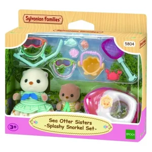 Sylvanian Sea Otter Sisters-Splashy Snorkel Set