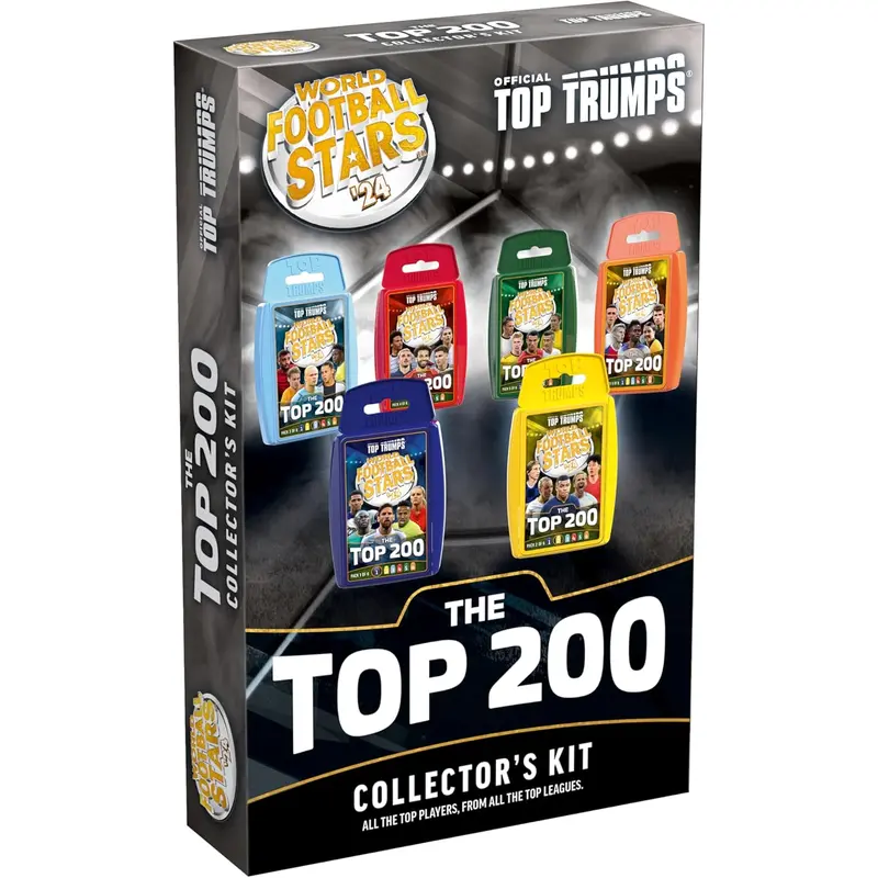 Top Trumps World Football Stars Collectors Kit