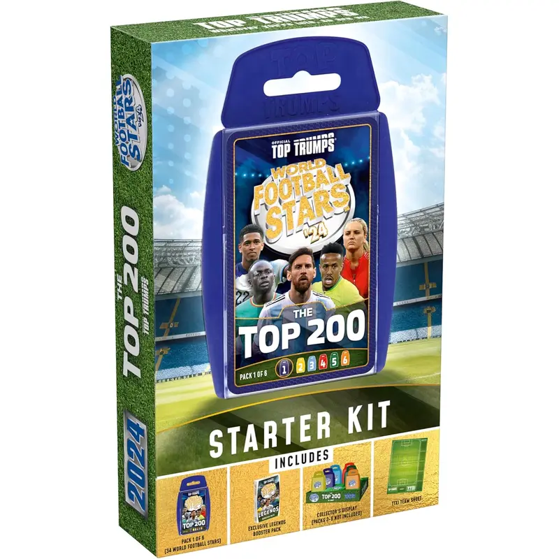 Top Trumps World Football Stars Starter Kit