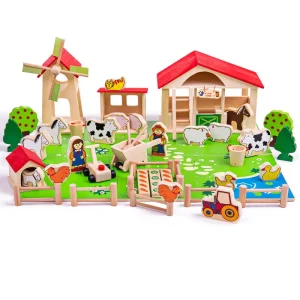 Wooden Play Farm