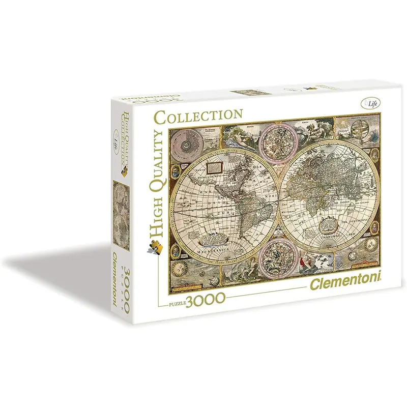 Clementoni Old Map 3000 Piece Jigsaw Puzzle