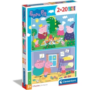 Clementoni Peppa Pig 2x20 Piece Jigsaw Puzzle