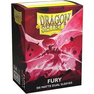 Dragon Shield - Dual Matte Standard Size Sleeves 100pk - Fury