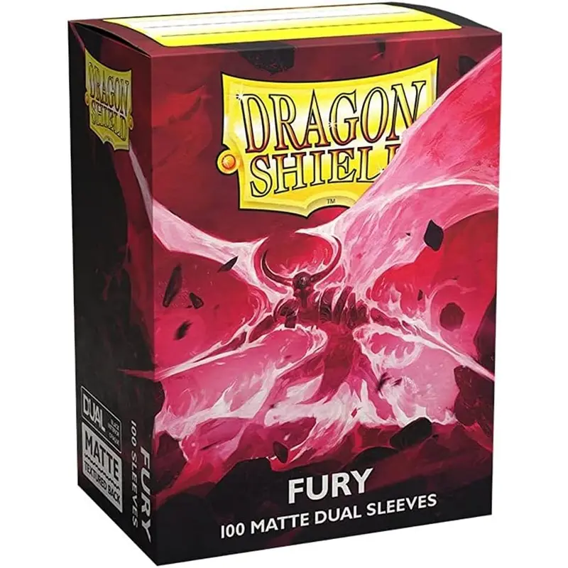 Dragon Shield - Dual Matte Standard Size Sleeves 100pk - Fury