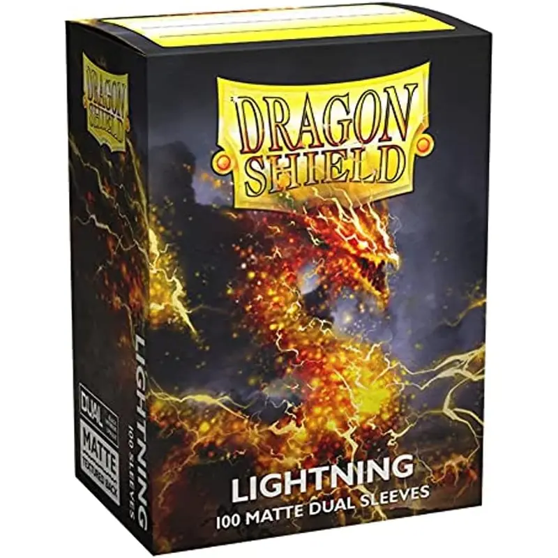 Dragon Shield - Dual Matte Standard Size Sleeves 100pk - Lightning