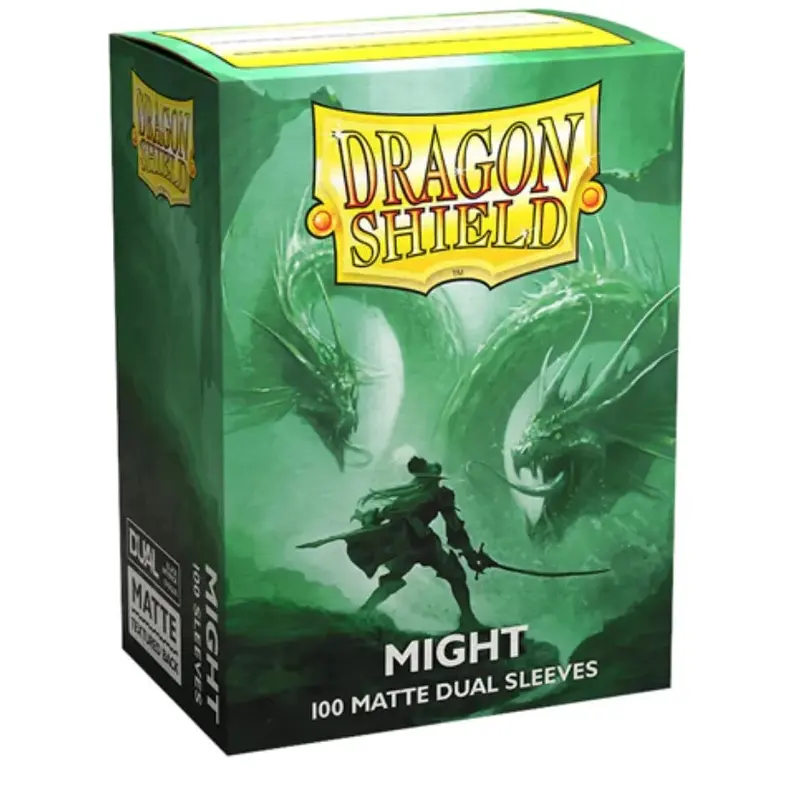 Dragon Shield - Dual Matte Standard Size Sleeves 100pk - Might Green